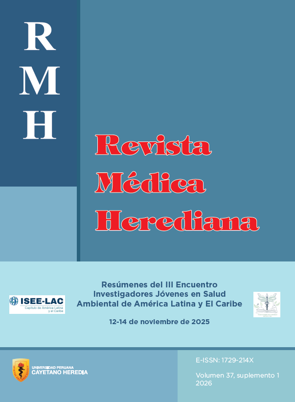 					Ver Vol. 37 Núm. Supl.1 (2026): Resúmenes del III Encuentro Investigadores Jóvenes en Salud Ambiental de América Latina y El Caribe
				