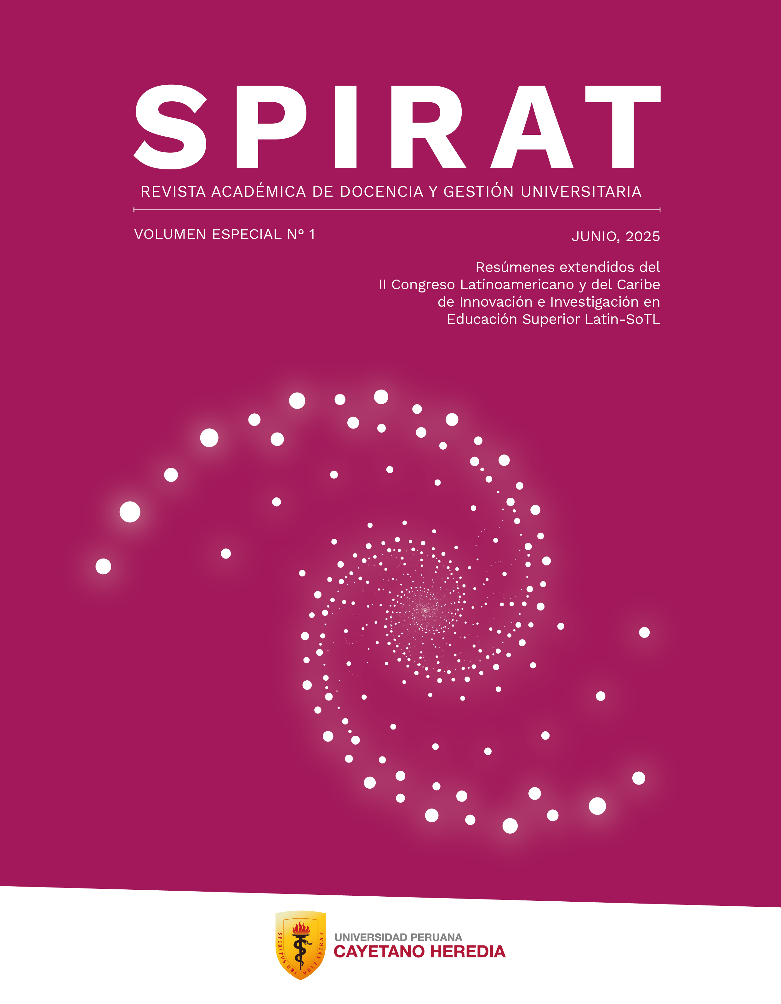 					Ver Vol. 3 Núm. NE1 (2025): Resúmenes extendidos del II Congreso Latinoamericano y del Caribe de Innovación e Investigación en Educación Superior Latin-SoTL
				